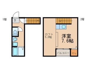 ピコロ九産大Ⅱの物件間取画像